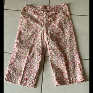 Girls Floral Capri Pants from Old Navy